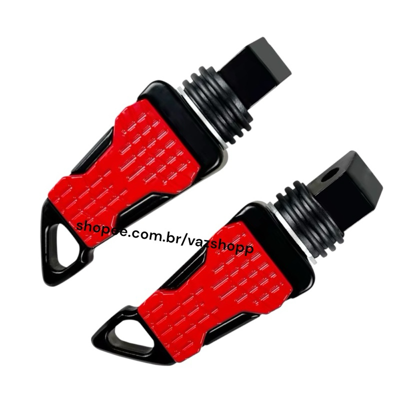 Pedaleira Pedal Moto SportX Traseira Universal Honda Yamaha Suzuki Kawasaki em Oferta na Shopee