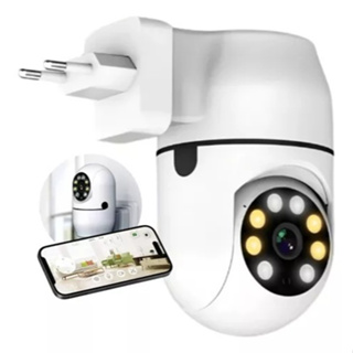 KIT 2 Câmera De Segurança Wifi Ip Tomada Parede 1080P Giratória App Yousee/icsee em Oferta na Shopee