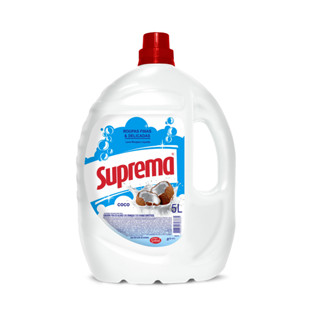 Sabão Líquido Suprema Roupas Finas & Delicadas Lava Roupas Coco Antibacterial Galão 5L Lav...