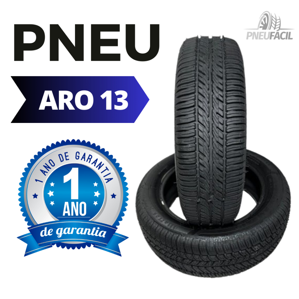 Pneu aro 13 Primeira Linha 175-70-13 Remold Nacional em promoção
