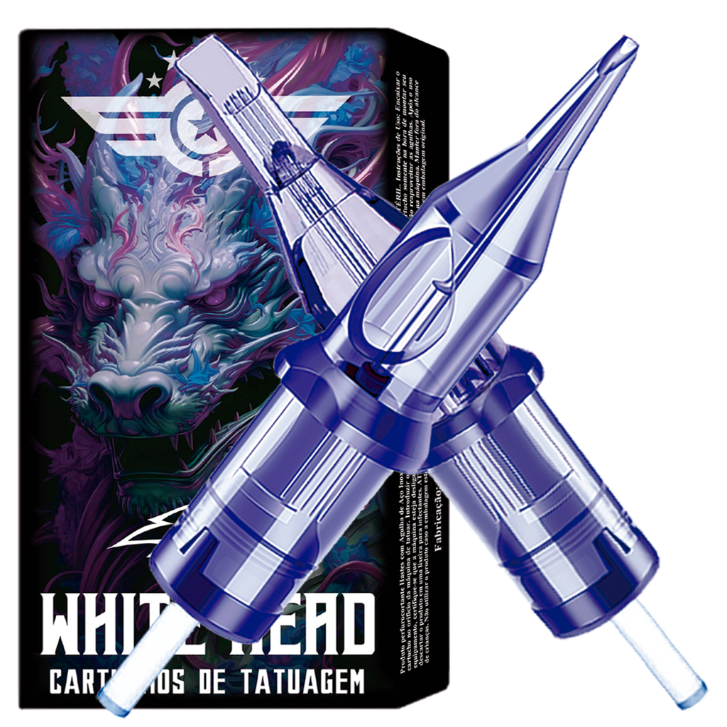 10 Agulhas Cartucho - White Head Todas as Medidas 3/5/7/9/11/13/15 em Oferta na Shopee