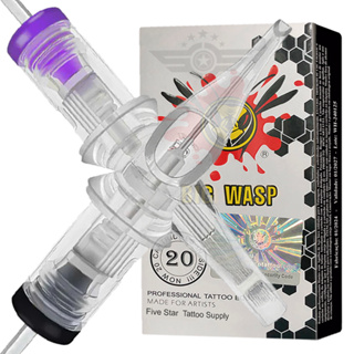 20 Cartuchos Tatuagem Universal Big Wasp 1/3/5/7/9/11/13/15/17/19/21/23/25/27 em Oferta na Shopee