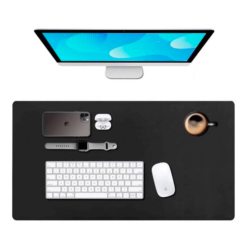 MousePad Desk Pad Grande Em Couro Eco Mouse Pad Gamer 90x40 MousePad Para Escritório