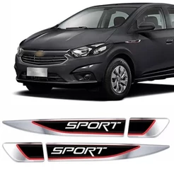 Par Emblema Lateral Sport Todos Resinado Adesivo Paralama