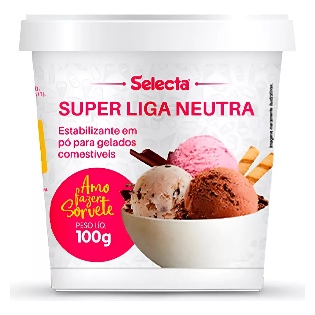 Super Liga Neutra Estabilizante Em Pó 100g - Selecta em Oferta na Shopee