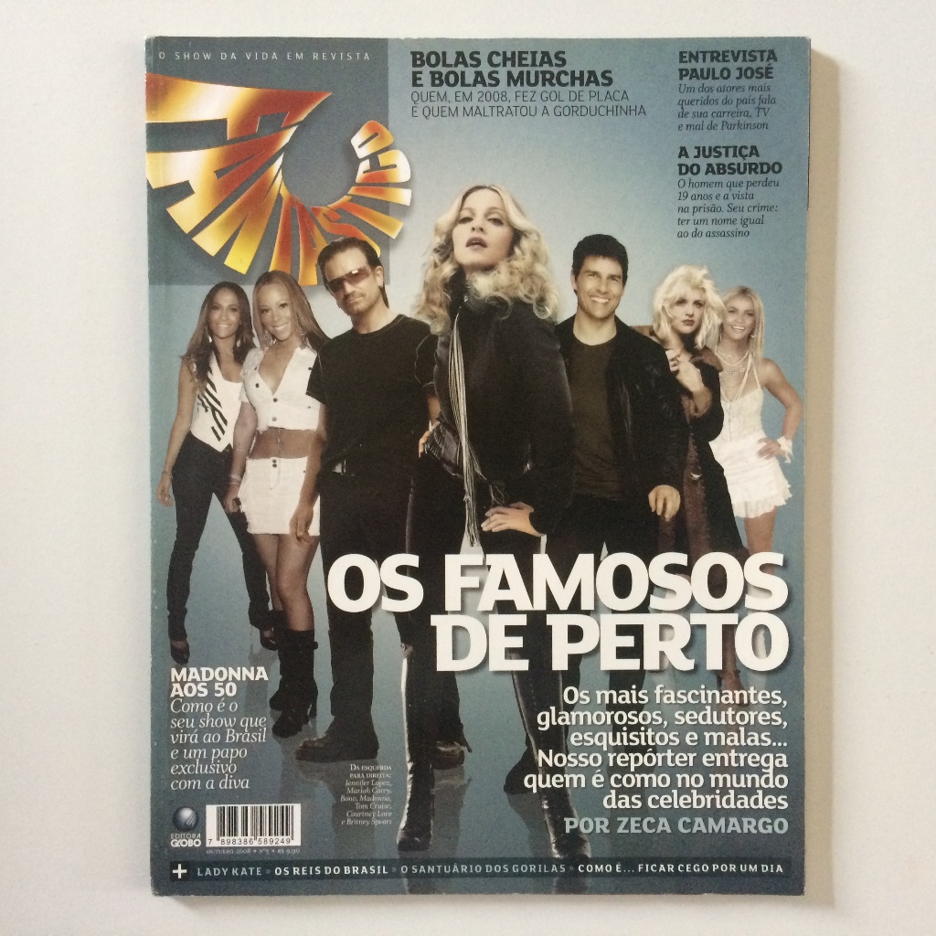 MADONNA REVISTA FANTASTICO NACIONAL