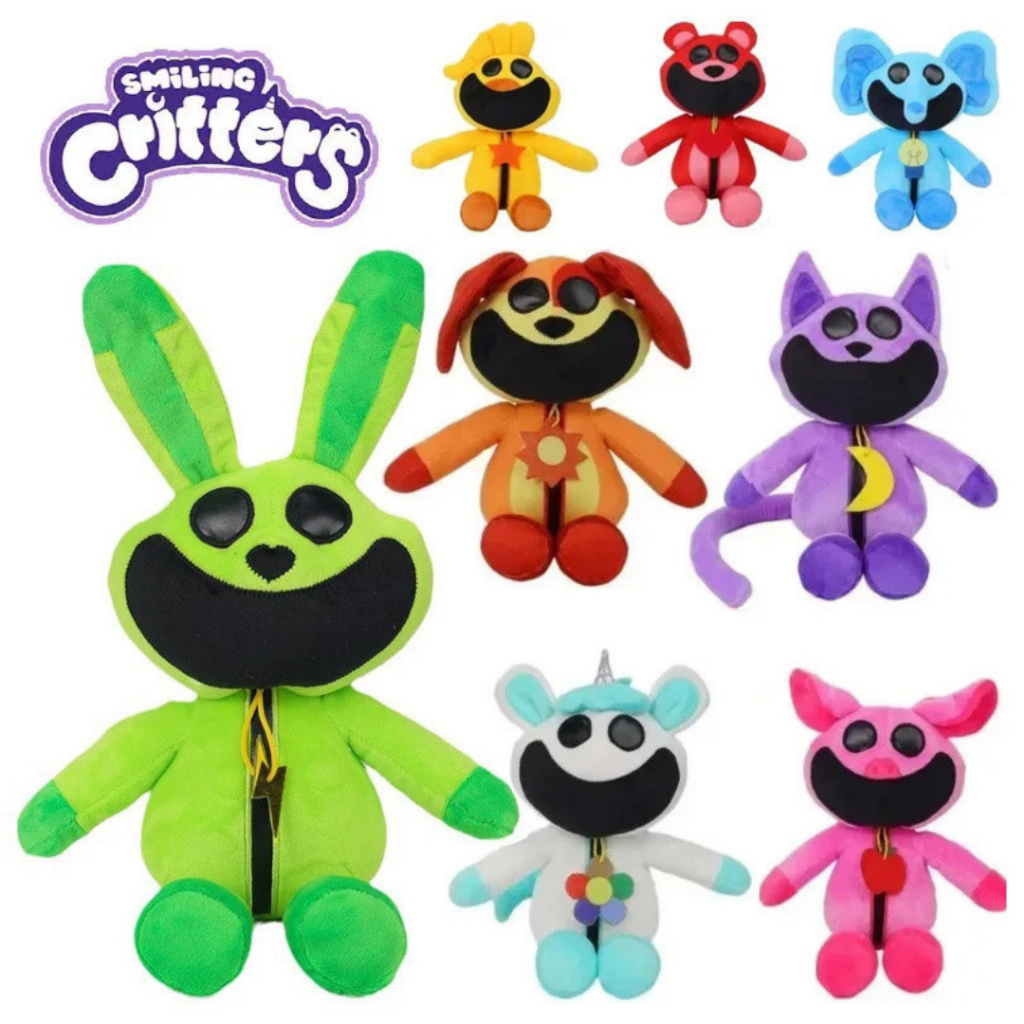 Boneco de Pelucia Criaturas sorridentes Catnap  Smiling Critters , Poppy