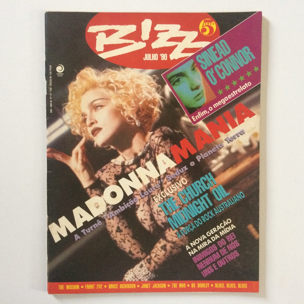 MADONNA BIZZ 90 RARA E PERFEITA COMO NOVO PARA COLECIONADORES