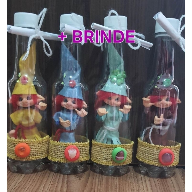Duende Garraduende Elemental (dentro ou fora da garrafa) vidro ou plástico em Oferta na Shopee