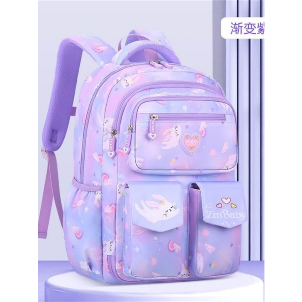 Nova mochila escolar feminina para mininas, versão coreana, protetor de coluna para meninas, mochila da minina ultraleve