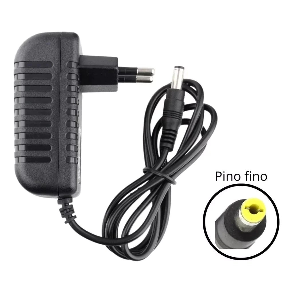 Fonte Carregador Para Caixa de Som 9v Amvox Bravox Lenoxx Trc Multilaser