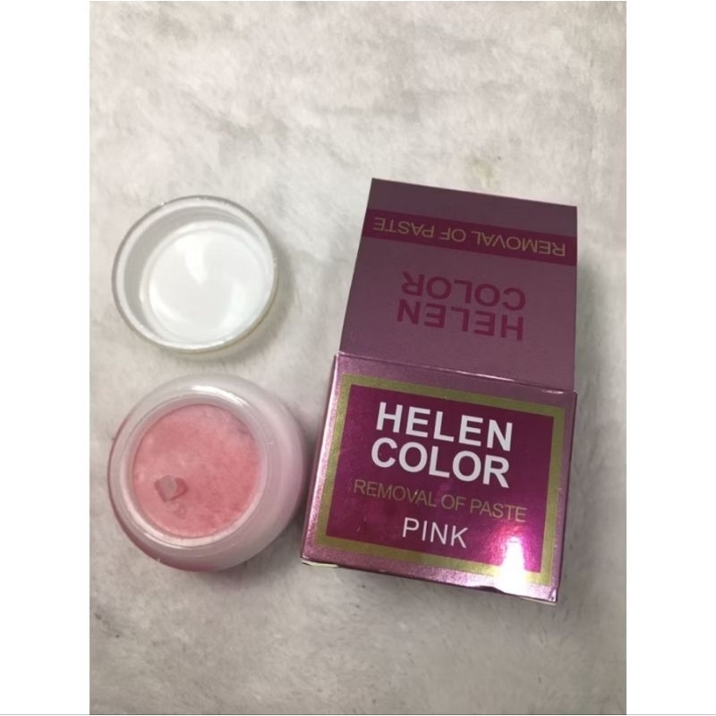 Removedor De Cilios Em Creme/pasta Pink Helen Color 15g