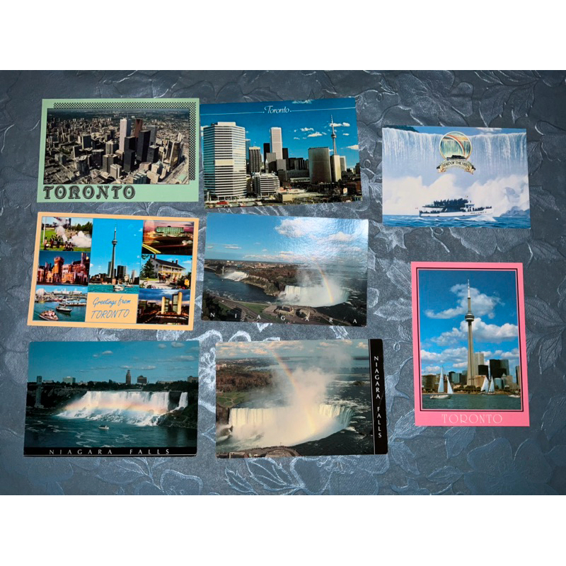 8 cartão postal canada anos 80 cartões postais