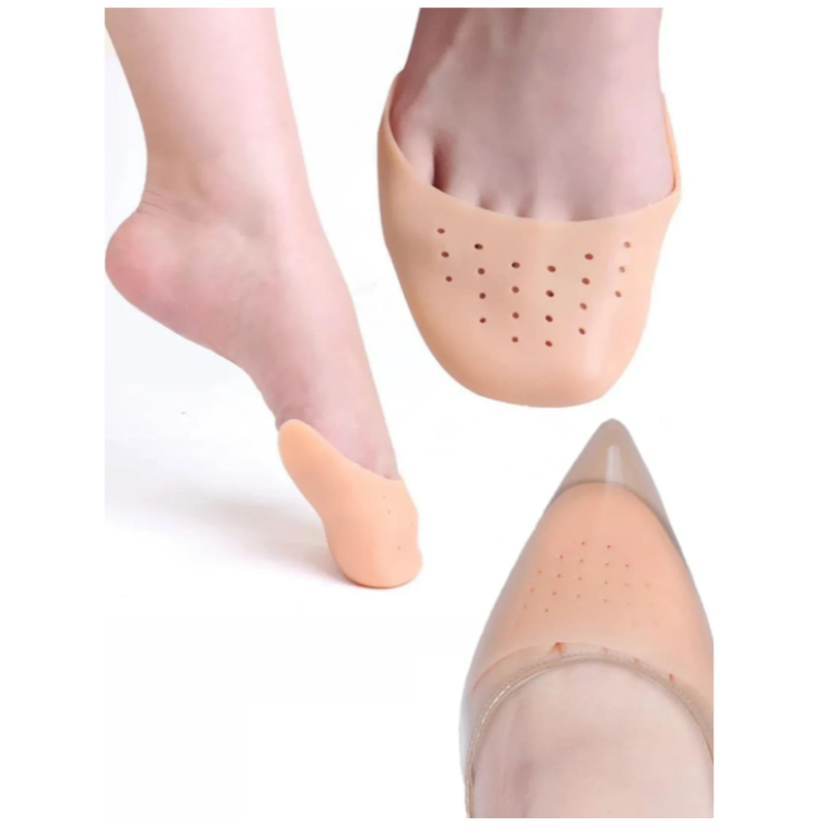 Protetor Dedo Ponteira de Pé Silicone Conforto Ponta do Pé Palmilha