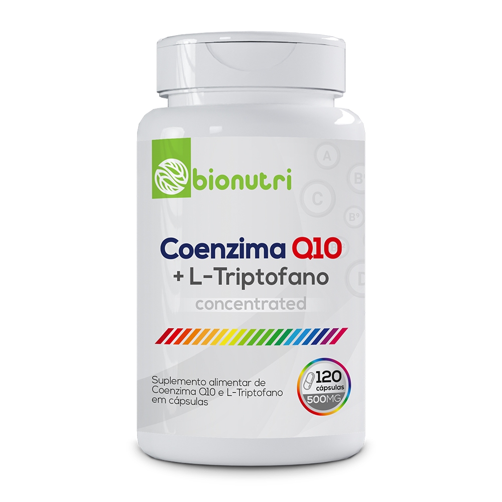 CoenzimaQ10 com Ltriptofano Ubiquinol (120 cápsulas) - Bionutri em Oferta na Shopee