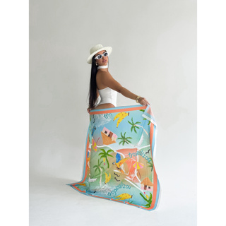 PAREÔ no Tecido Sedinha Ideal para Saída de Banho, Tecido de Canga Sem Acabamento em Oferta na Shopee