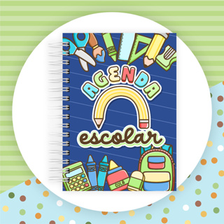 Agenda Escolar  Creche Permanente Menino em Oferta na Shopee