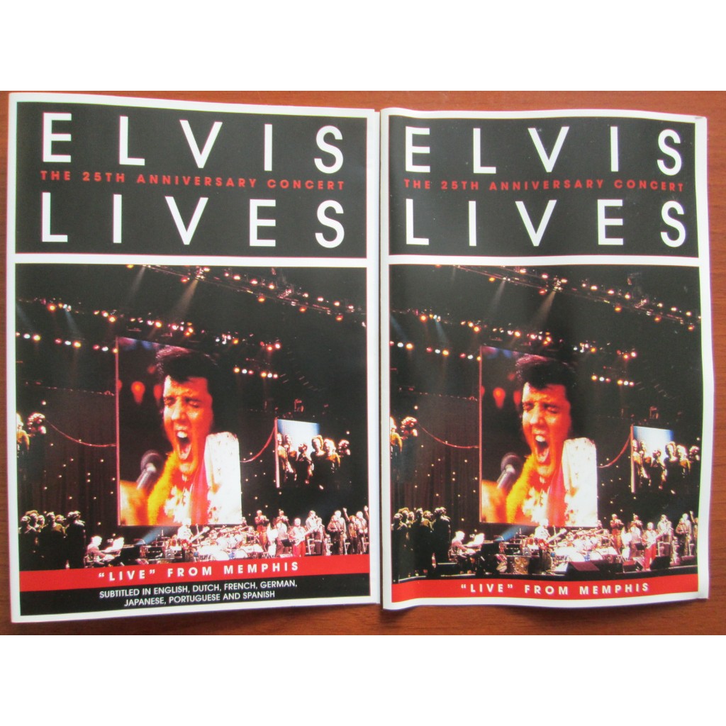 DVD - ELVIS PRESLEY / ELVIS Lives / Live From Memphis  / Raro / Com Encarte / DVD Impecável / Original / Rock