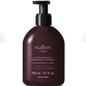 Hidratante Desodorante Corporal Malbec 200ml