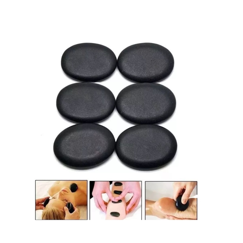 Kit de Pedras para Massagem Facial Quente e Fria