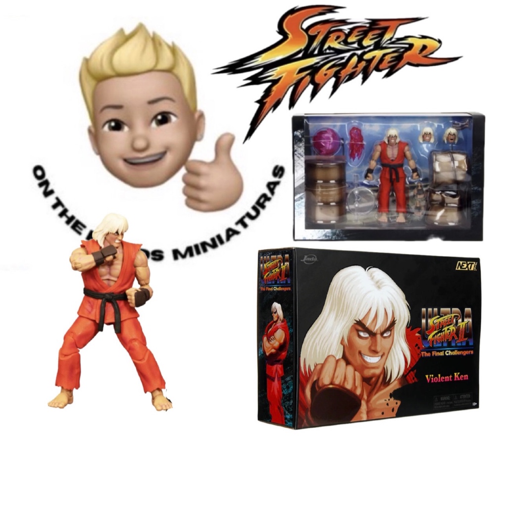 Miniatura Action Ken - Ultra Street Fighter II - The Final Challengers - 6'' - Jada Toys