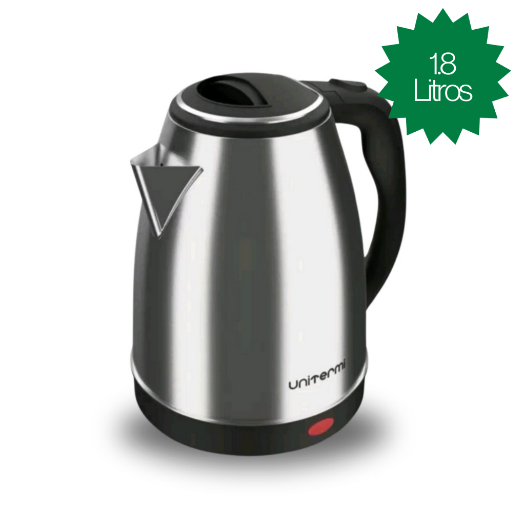 Chaleira Elétrica Térmica Bule Com Tampa Inox 1,8L