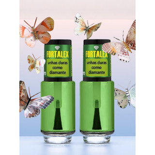 2 Unidades de Base Fortalex Unhas Duras Como Diamantes Esmalte Cora 10mL em Oferta na Shopee