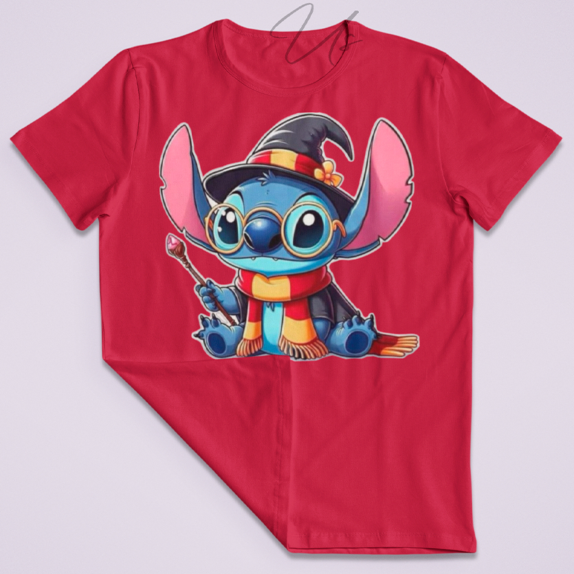 Camiseta Infantil Personagens Stitch Coração Roblox Mão No Rosto Hakuna Matata Estampa Variada Cores
