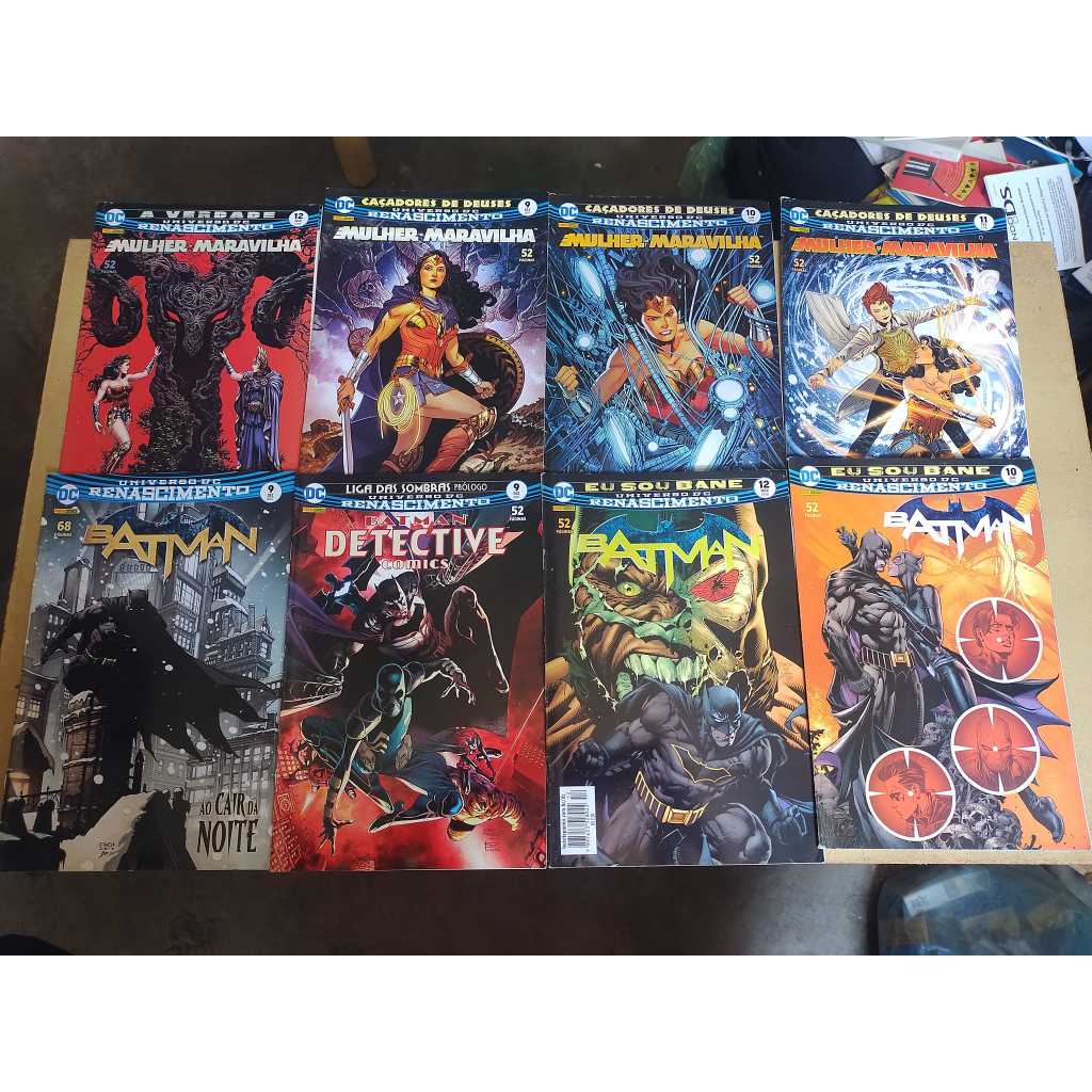 Universo Renascimento DC Comics 21 Gibis - Batman, Mulher Maravilha, Arlequina, Super Man e Outros