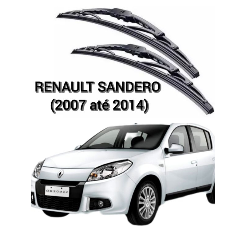 Par Palhetas de Ferro Parabrisa Original Renault Sandero (2007 até 2014) Encaixe Gancho Universal em Oferta na Shopee