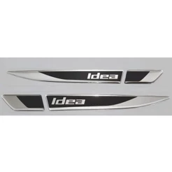 Par Emblema Lateral Idea Todos Resinado Adesivo Paralama