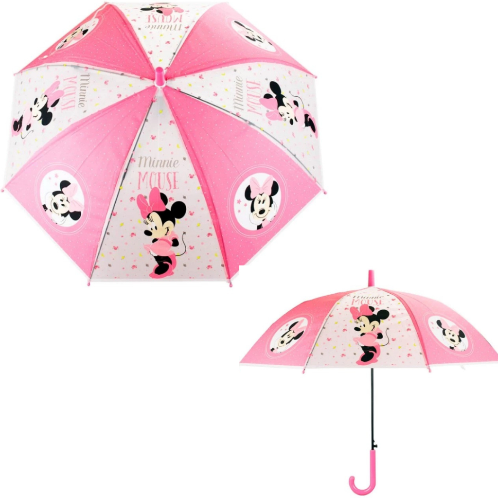 Guarda Chuva Infantil Rosa Minnie 68x80cm - Disney