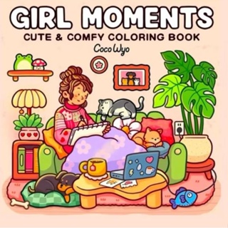 Desenhos Para Colorir Girl Moments em Oferta na Shopee