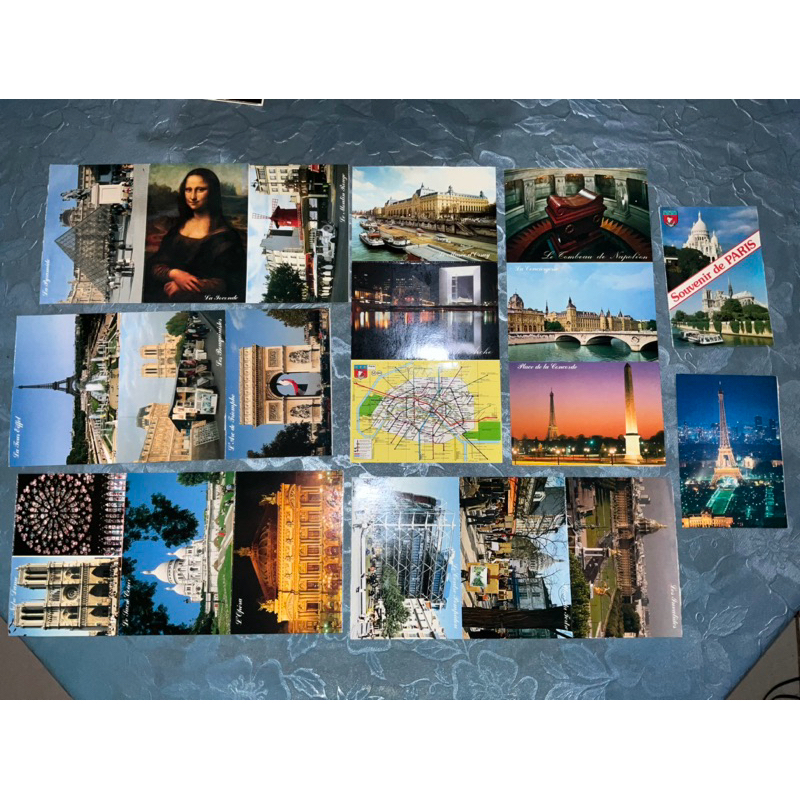 20 cartão postal França antigos destacável cartões postais