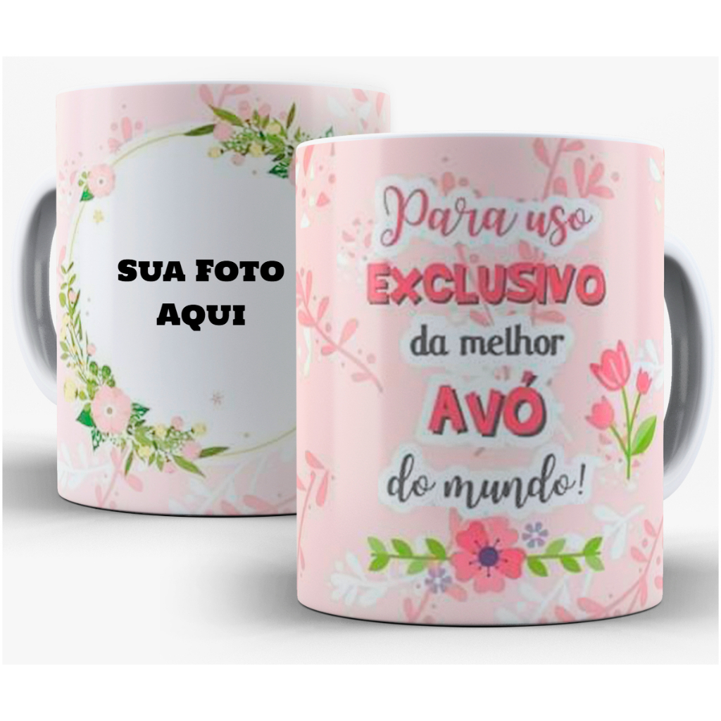 Caneca Uso Exclusivo da Melhor Avó do Mundo 325ml — R$ 25,90 em Shopee