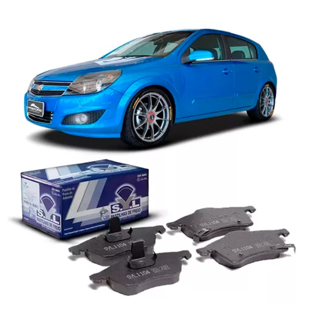 Jogo de Pastilhas De Freio Dianteira Syl1104 Astra Meriva Vectra Zafira