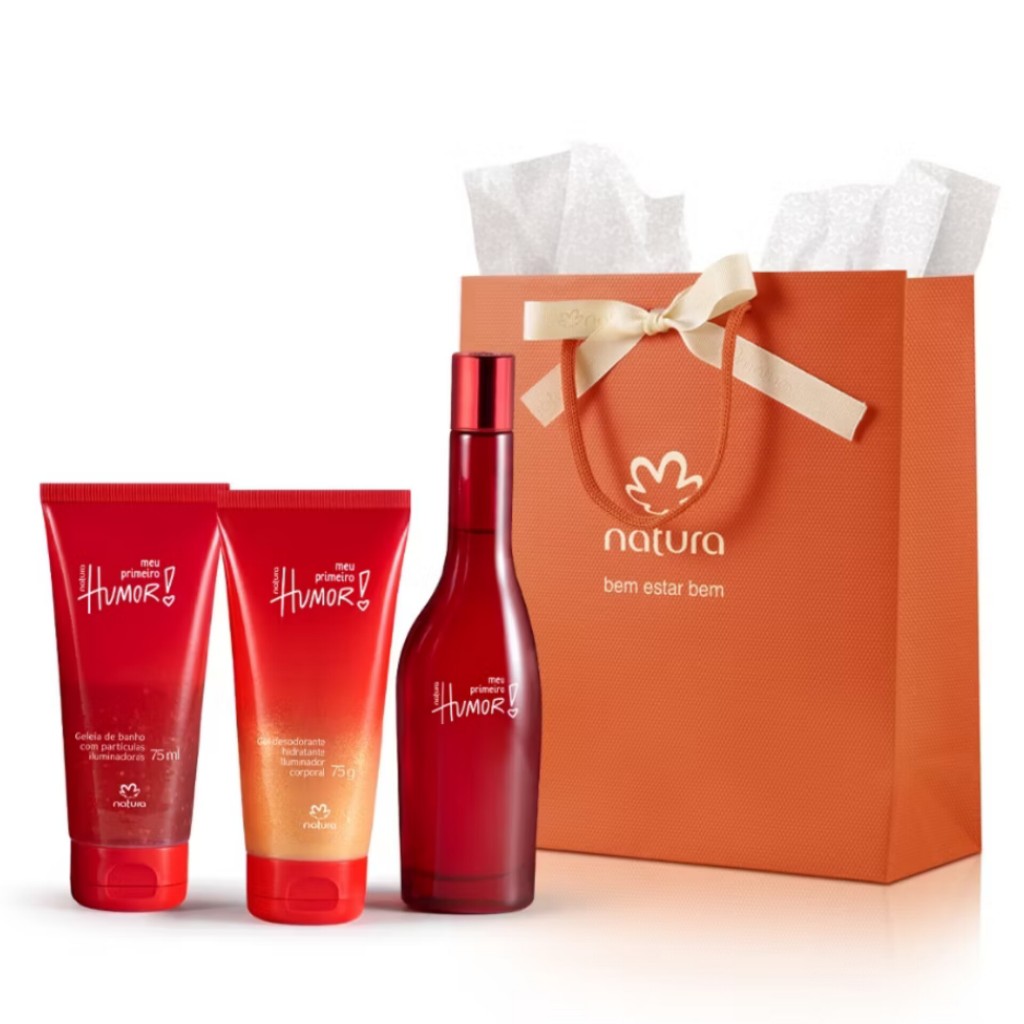 Kit presente feminino Meu Primeiro Humor Natura