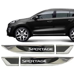 Par Emblema Lateral Sportage Todos Resinado Adesivo Paralama