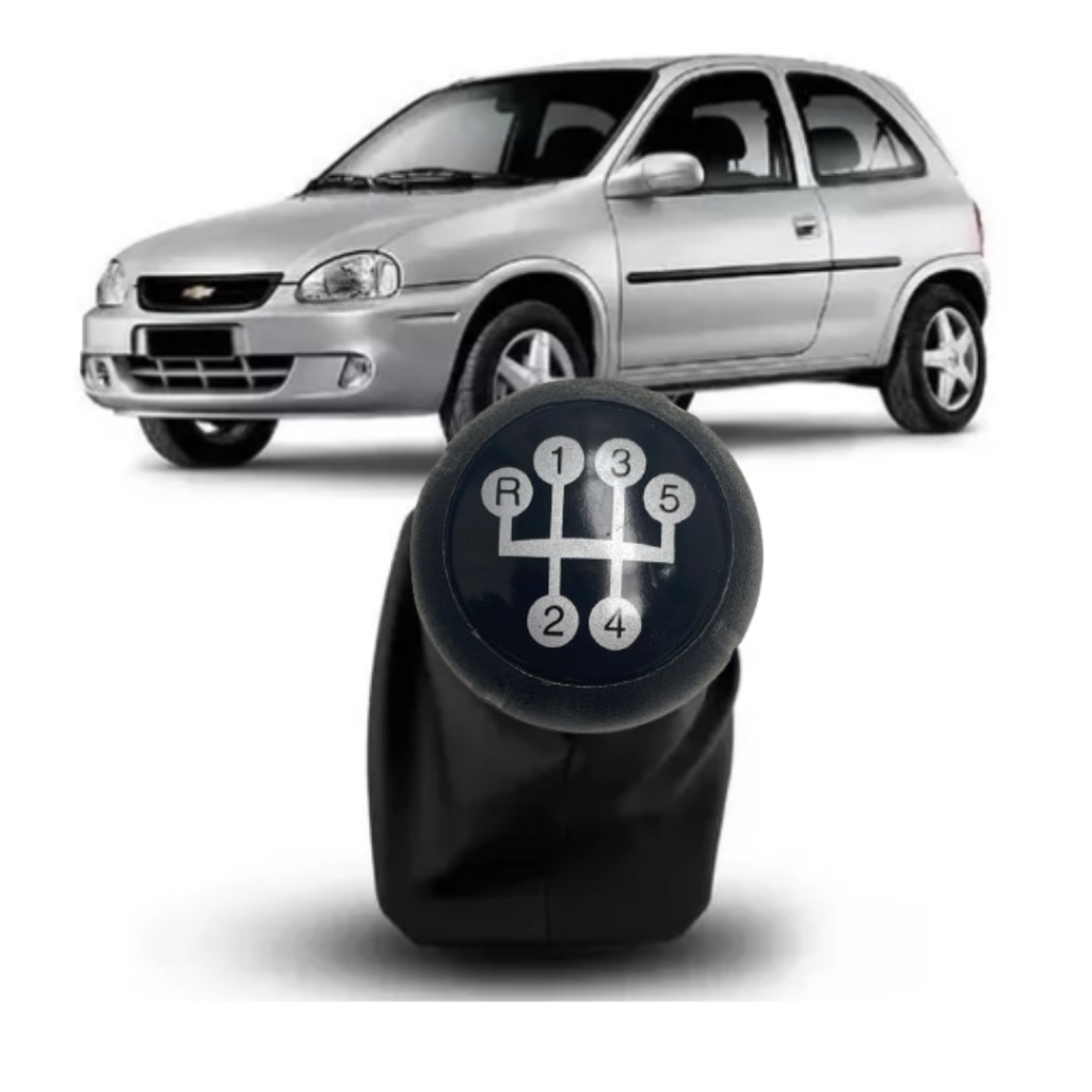 Coifa Cambio+ Manopla Bola Corsa Sedan Hatch Celta Montana - Preto em Oferta na Shopee