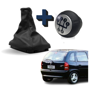 Coifa Alavanca Marcha + Bola Cambio Corsa Vectra Celta Prisma Astra  - PRATA em Oferta na Shopee