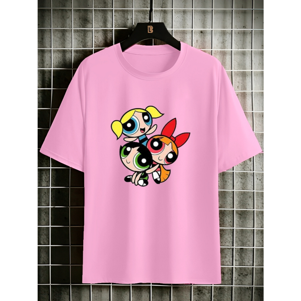 Camiseta Meninas Super Poderosas Estampada 100% Algodão Unissex Feminino  Confortável