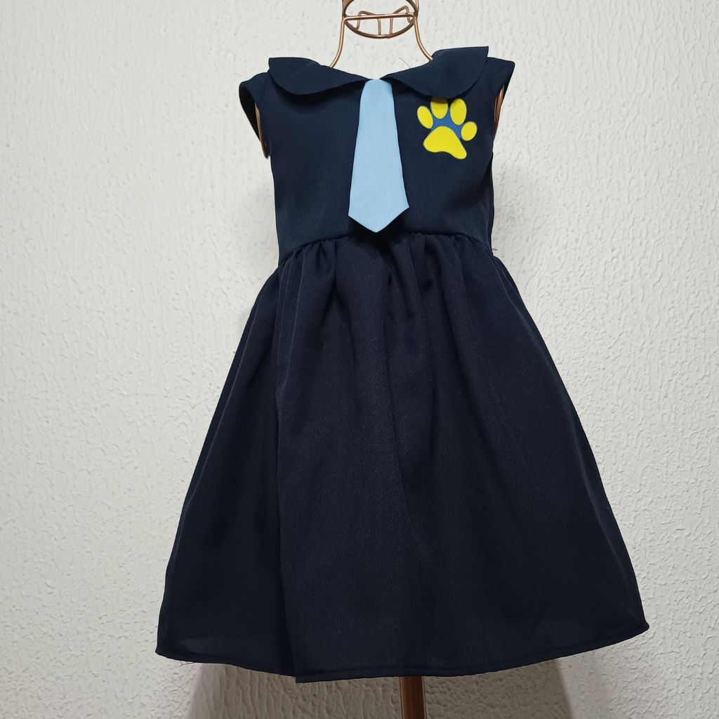 Vestido infantil xerife papillon em Oferta na Shopee