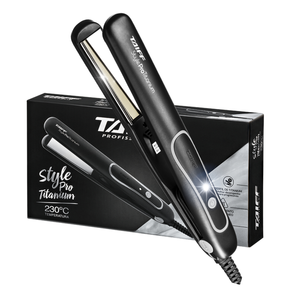 Chapa Prancha Alisadora Taiff Style Pro Titanium 230 °C Profissional Chapinha