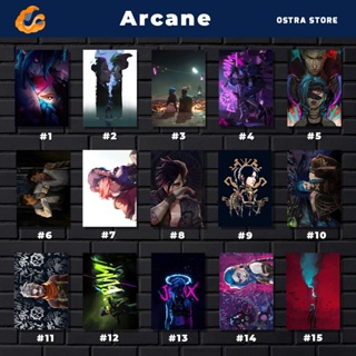 Arcane 01 a 15 - Séries - Placa MDF & Quadro com Moldura em Oferta na Shopee