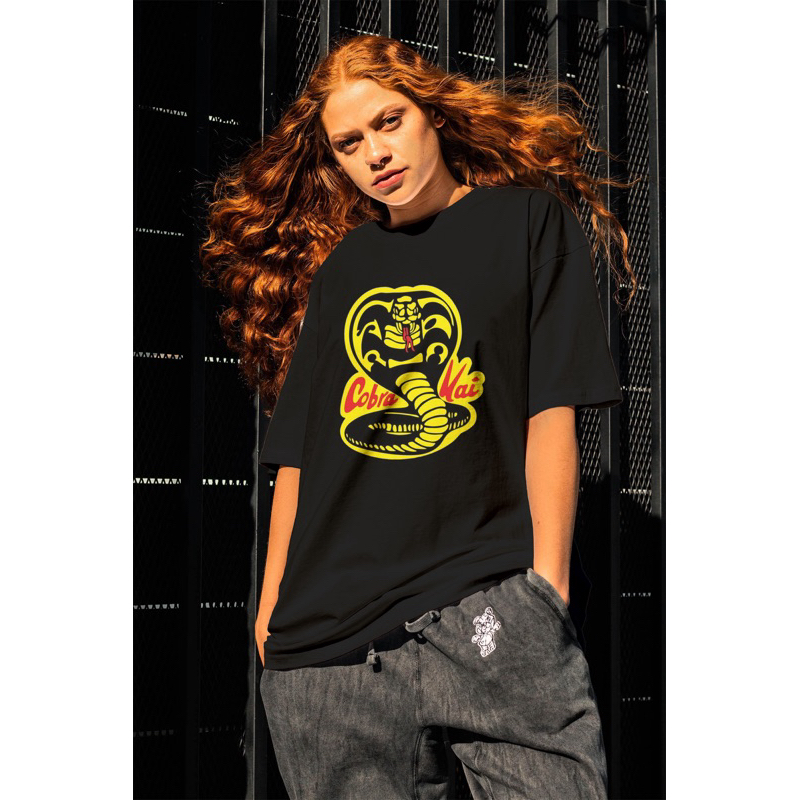 Camiseta Unissex Cobra Kai Karatê Kids Algodão Blusa da Série Cobra Kai