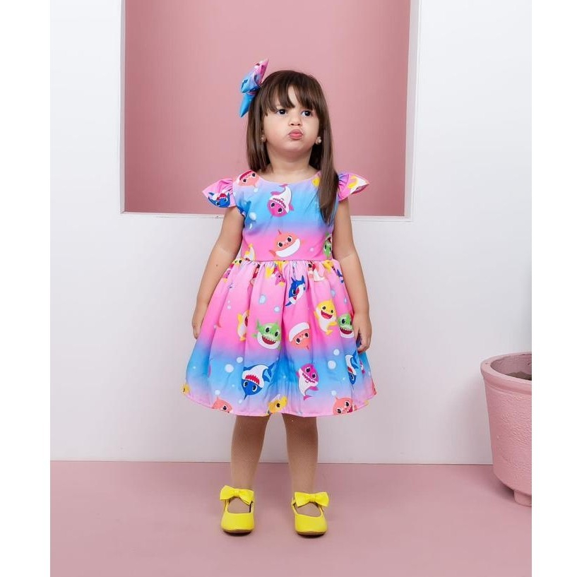 Vestido Luxo Baby Shark / Baby Shark