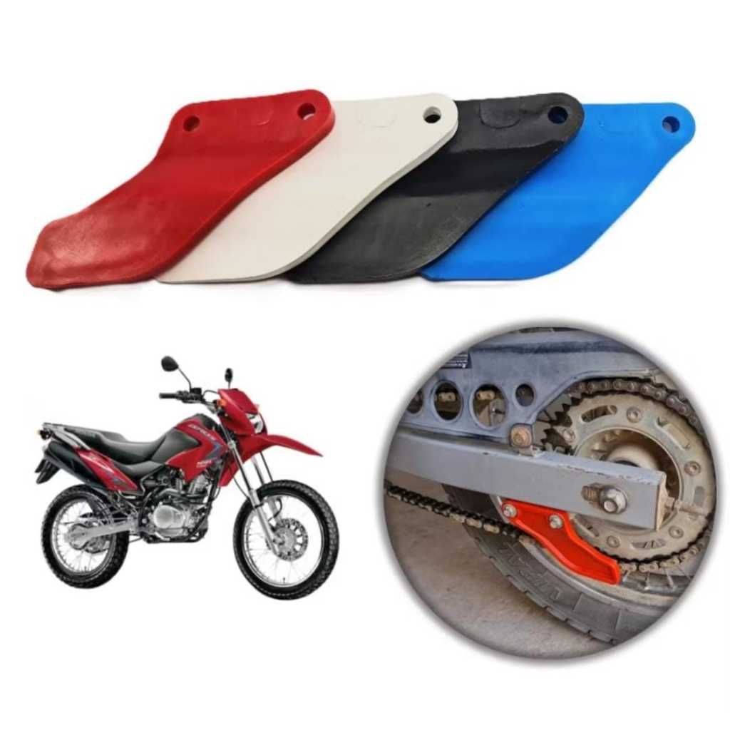 Protetor de Corrente Transmissão NXR Bros 125 150 160 / XRE 190 300 / XR 200 / Falcon - Saboneteira em Oferta na Shopee