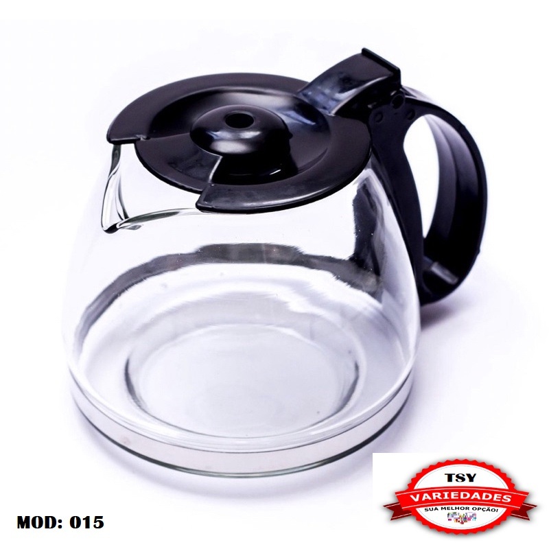 Jarra de Cafeteira Similar Oster Compacta OCAF300 Vidro Resistente