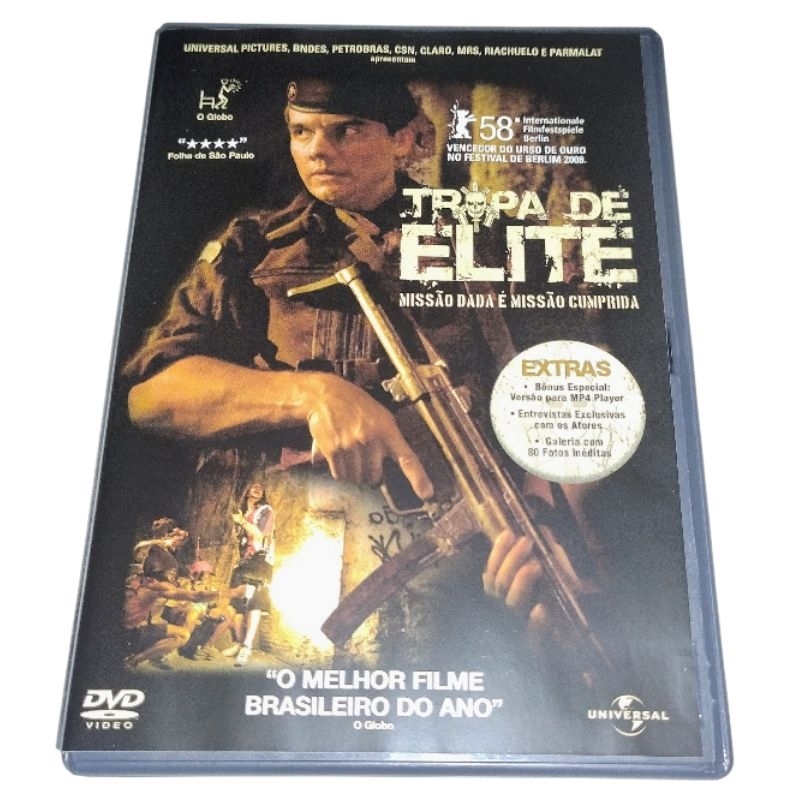 DVD Tropa de Elite - Missão Dada é Missão Cumprida (Wagner Moura)