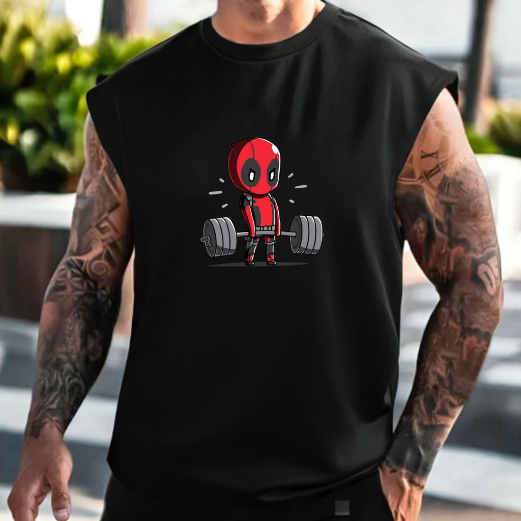 Camiseta Regata Academia Maromba Camisa Casual Streetwear Moda Masculina 100% Algodão